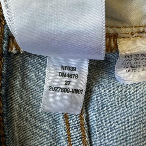 MADEWELL The Perfect Jean Shorts Blue Denim High Rise Distressed - Picture 10 of 11